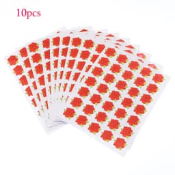10 Sheets/Pack Of Children'S Mini Kindergarten Award Stickers Teacher Praise Praise Label Award Five-Pointed Star Heart Shape