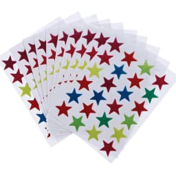 10 Sheets/Pack Of Children'S Mini Kindergarten Award Stickers Teacher Praise Praise Label Award Five-Pointed Star Heart Shape