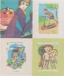 80pcs/4sheet DIY Retro Stamp London Paris Prince Italy Sticky Paper Sticker Kawaii Girl Stationery Stickers for Diary Decoration