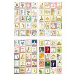 80pcs/4sheet DIY Retro Stamp London Paris Prince Italy Sticky Paper Sticker Kawaii Girl Stationery Stickers for Diary Decoration