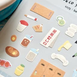 Korean Import Suatelier Bathhouse Paper Stickers Scrapbooking Diy Journal Stationery Cute Sticker Art Dec School Supplies 1175