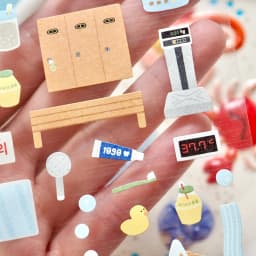 Korean Import Suatelier Bathhouse Paper Stickers Scrapbooking Diy Journal Stationery Cute Sticker Art Dec School Supplies 1175