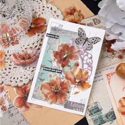 20pcs/1lot Kawaii Scrapbook Sticker The Poem of Blossoms Scrapbooking Supplies Planner Decorative Stationery Sticker