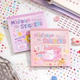 25sheets Kawaii mini die-cutting stickers book handmade collage decoration stickers DIY scrapbook diary album cute nail stickers