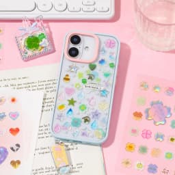 Mr Paper PET Holographic Silver Resin Coated Sticker Single Sheet Glitter Transparent Decal Planner Phone Case DIY Decoration