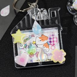 Mr Paper PET Holographic Silver Resin Coated Sticker Single Sheet Glitter Transparent Decal Planner Phone Case DIY Decoration