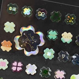 Mr Paper PET Holographic Silver Resin Coated Sticker Single Sheet Glitter Transparent Decal Planner Phone Case DIY Decoration
