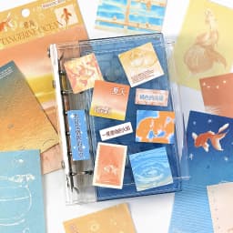 40pcs Dream Shelter Series Ins Landscape Sticker Material Pack Creative Collage DIY Junk Journal Scrapbook Aesthetic Supplies