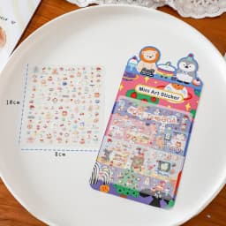 Korean Import NEKONI Mini Sweet Animals Cartoon Art Stickers Scrapbooking Diy Journaling Stationery School Nail Stickers