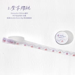 Journal GO 1.5x200cm Fantasy Lace Original Lace Trim PET Tape DIY Scrapbook Card Journaling Planner Decorative Masking Tape