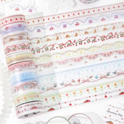 Journal GO 1.5x200cm Fantasy Lace Original Lace Trim PET Tape DIY Scrapbook Card Journaling Planner Decorative Masking Tape