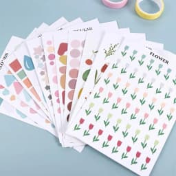 Album Planner Decoration Gift Self-adhesive Diary Scrapbooking Stickers Decorative Decals Label Stickers Stationery Stickers