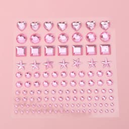 Shiny Diamond Sticker Acrylic Crystal Cute Stationery Colorful DIY Decoration Stickers Scrapbooking for Kids Girls