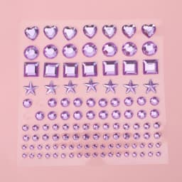 Shiny Diamond Sticker Acrylic Crystal Cute Stationery Colorful DIY Decoration Stickers Scrapbooking for Kids Girls