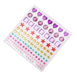 Shiny Diamond Sticker Acrylic Crystal Cute Stationery Colorful DIY Decoration Stickers Scrapbooking for Kids Girls