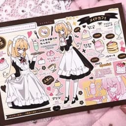 Korean Ins Cute Dark Girl Decorative Stickers Book Scrapbooking Phone Case DIY Journal Collage Material Sticker Gift