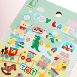Korean Import Original BONITO Playground Cartoon Paper Stickers Scrapbooking Diy Journal Diary Sticker Cute Decor Gift