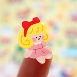 Korean Import Original BONITO Playground Cartoon Paper Stickers Scrapbooking Diy Journal Diary Sticker Cute Decor Gift