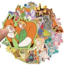 30PCS Fairy Tale Fun Graffiti Stickers DIY Handbooks Luggage Skateboarding Motorcycle Notebook Waterproof Stickers