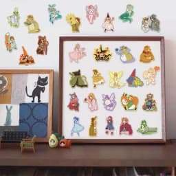 30PCS Fairy Tale Fun Graffiti Stickers DIY Handbooks Luggage Skateboarding Motorcycle Notebook Waterproof Stickers