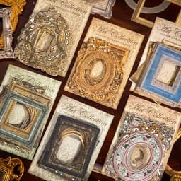 30 Pieces Art Collection Series vintage Cut-Out Design DIY Scrapbook Frame Decorative Paper Trash Daily Collage Material