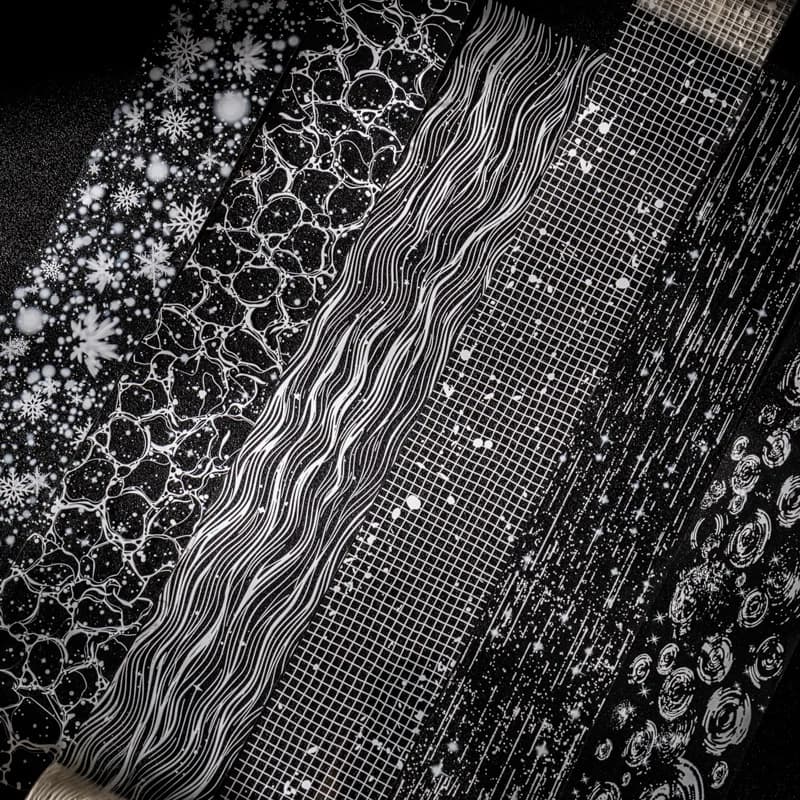 Journal GO 5x200cm Paint Light Weave Dreams Tape Stickers for Scrapbooking Decoration Collage Junk Journal diy Masking Tape