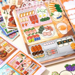 Mr. Paper 30pcs Organized Daily Sticker Book, Life Theme Journal Supplies, Multi-Function Collage Decor, Creative Stationery