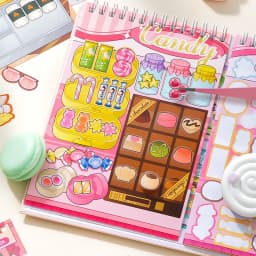 Mr. Paper 30pcs Organized Daily Sticker Book, Life Theme Journal Supplies, Multi-Function Collage Decor, Creative Stationery