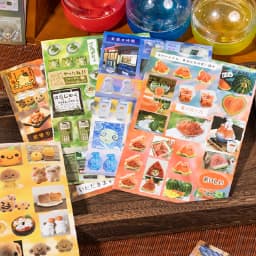 Mr. Paper 20Pcs/bag cut film sticker book Japanese ancient morning style material handbook Valley beauty diy goo card collage