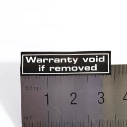70pcs 34x9mm WARRANTY VOID IF REMOVED Brittle Paper Security Seal Open Indicator Tamper Evident Removal Proof Protection Label