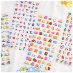 4 pcs/lot Happy Animals Party Kawaii 3D Stickers Scrapbooking DIY Journal Stationery Sticker Decor Aesthetic Art Supplies
