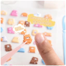 4 pcs/lot Happy Animals Party Kawaii 3D Stickers Scrapbooking DIY Journal Stationery Sticker Decor Aesthetic Art Supplies