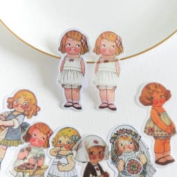40pcs/1lot kawaii Stationery Stickers Tomato doll Diary Planner junk journal Decorative Scrapbooking DIY Craft Stickers