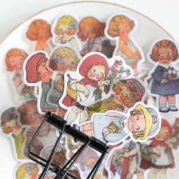 40pcs/1lot kawaii Stationery Stickers Tomato doll Diary Planner junk journal Decorative Scrapbooking DIY Craft Stickers