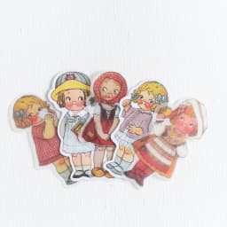 40pcs/1lot kawaii Stationery Stickers Tomato doll Diary Planner junk journal Decorative Scrapbooking DIY Craft Stickers