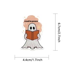 50PCS Aesthetic Dark Romance Reader Cartoon Bookish Stickers Aesthetic Decals Ipad Phone Laptop Diary Stickers Kids Toys Gifts