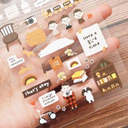 Korean Import Suatelier Beautiful Life Awesome Cartoon Decorative Stationery Stickers Scrapbooking DIY Journal Sticker School