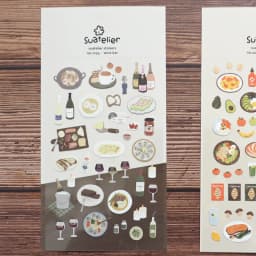 Korean Import Brand Suatelier Wine Bar Paper Stickers Cute Scrapbooking Diy Journaling Diary Stationery Sticker Decor