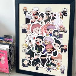30/60/180pcs Cartoon Jujutsu Kaisen Stickers DIY Laptop Stationery Skateboard Kids Cool Sticker Itadori Yuji Satoru Gojo Anime