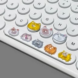 Korean Import Original NEKONI Cartoon Animals Panda Cats 3D Relief Stickers Scrapbooking Diy Journal Cute Stationery Sticker