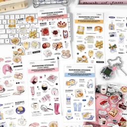 Card Lover 2 Pcs [Diary Fragments Series] Korean INS Handheld Decoration Sticker Paper Scrapbooking Material Scrapbook Kit