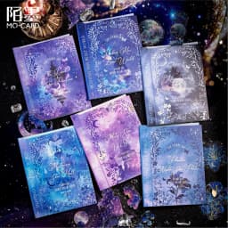 20sheets/1lot Kawaii Stationery Stickers Starry Sky Secret Domain Diary Planner Decorative Mobile Stickers Craft Sticker