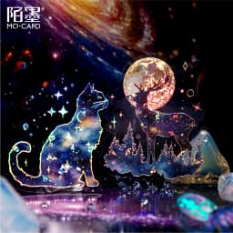 20sheets/1lot Kawaii Stationery Stickers Starry Sky Secret Domain Diary Planner Decorative Mobile Stickers Craft Sticker