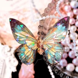 20pcs Ice Crystal Laser Cut Gold Butterfly Stickers DIY Decorative Scrapbooking Collage Material for Journal