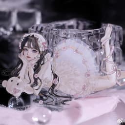 8 Designs Beautiful Girls and Landscape Floral Washi Shiny Pet Tape Loop Shine Studio