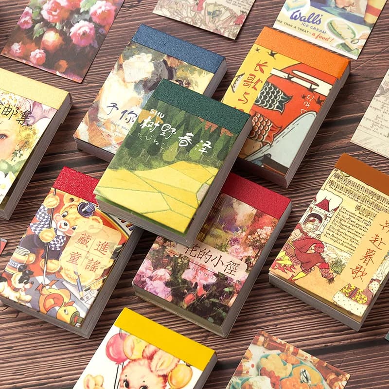 50pcs Kawaii Stationery Stickers Time Chapter Series DIY Craft Scrapbooking Album Junk Journal Happy Planner Diary Stickers
