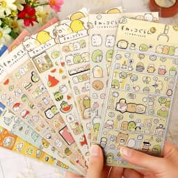 1PCS Kawaii Cartoon Animal Watermelon Sticker Hand Account Diary DIY Decoration Stationery Sticker