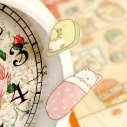 1PCS Kawaii Cartoon Animal Watermelon Sticker Hand Account Diary DIY Decoration Stationery Sticker