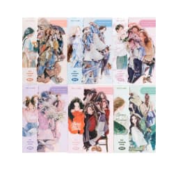 JIANWU Happy Live Series Literary Girl Character Material Collage PET Sticker Creative DIY Journal Scrapbooking Stationery
