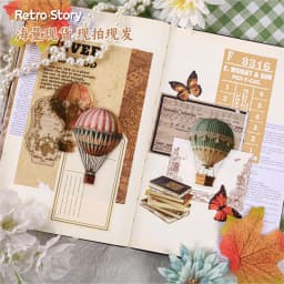20pcs/1lot Kawaii Scrapbook Sticker clear sky Scrapbooking Supplies Planner Decorative Stationery Sticker